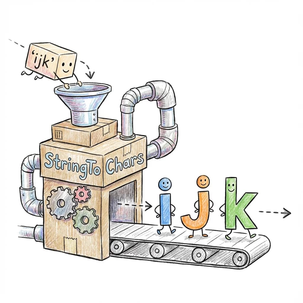 StringToChars type parsing visualization