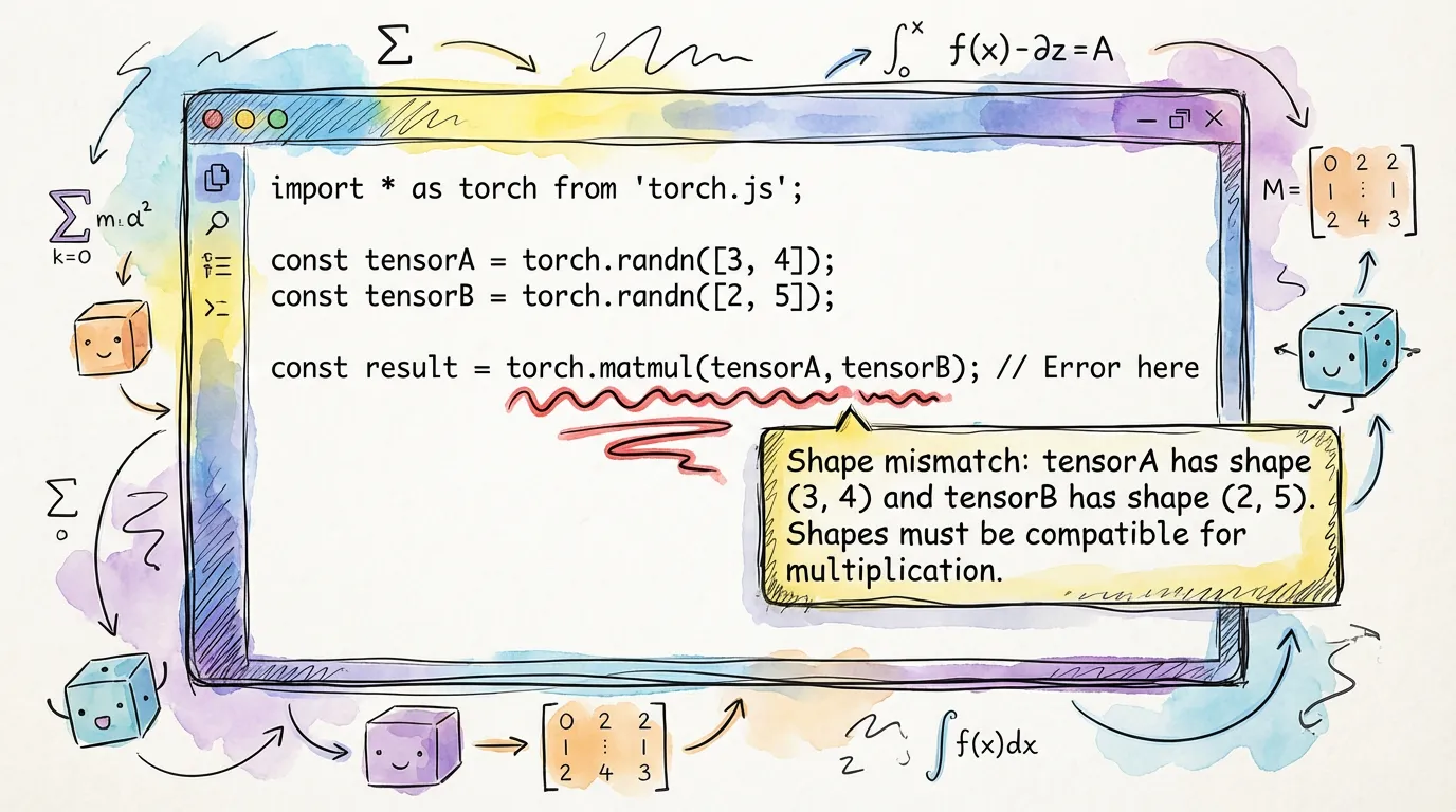 TypeScript catching a shape mismatch error in the editor