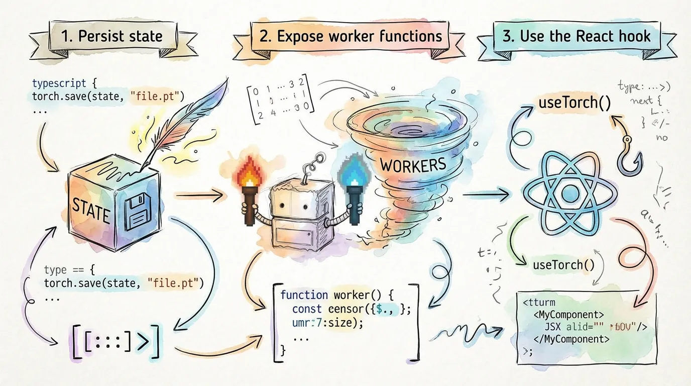 The three steps of building a Spark app: Persist, Expose, and Use
