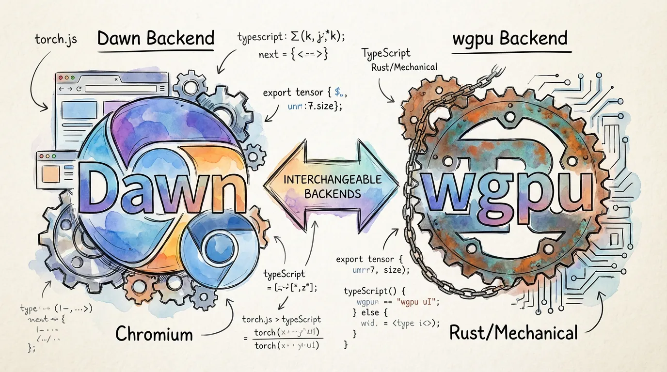 Comparison of Dawn and wgpu-native backends