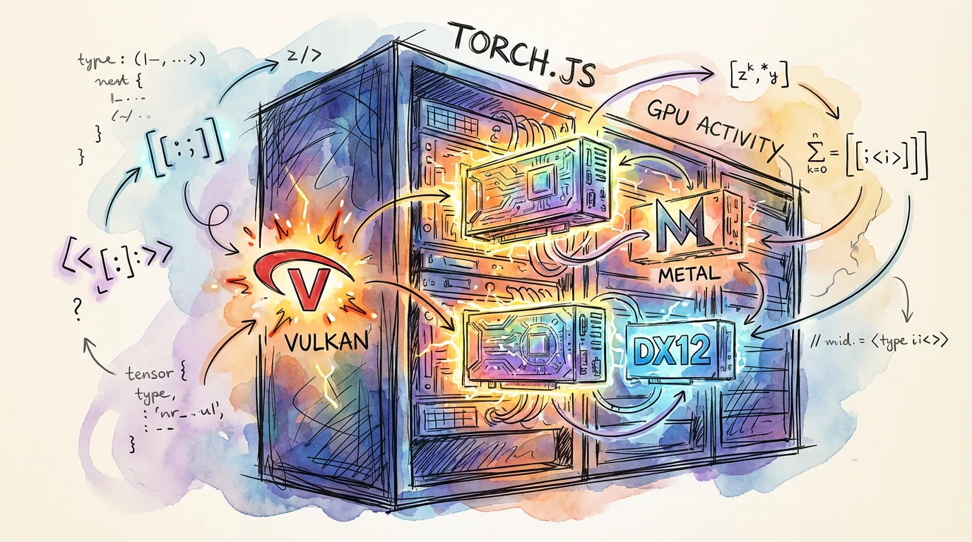 Visualization of torch.js running on server hardware