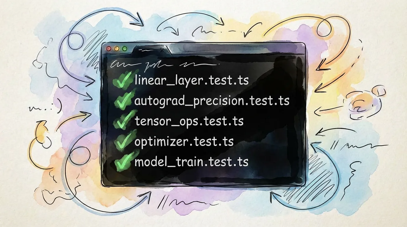 Unit tests passing in the terminal
